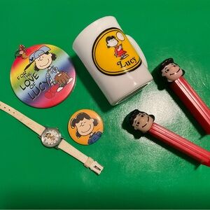 Vintage 7 pcs. Lucy from Peanuts